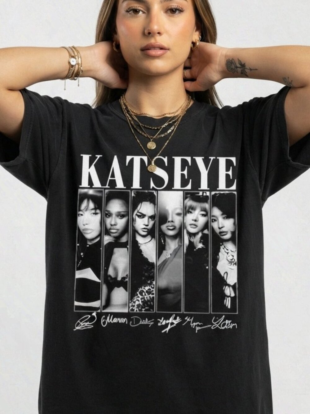 Katseye Girl Group Vintage Graphic T-Shirt